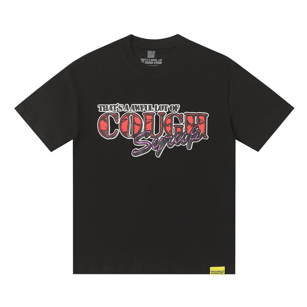 THAT'S A AWFUL LOT OF COUGH SYRUP Chest & Back Graphic T-Shirt — hero