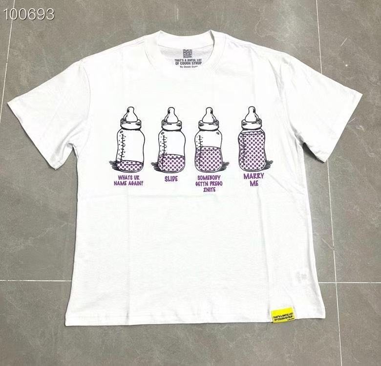 THAT'S A AWFUL LOT OF COUGH SYRUP Bottle Graphic Short-Sleeve T-Shirt — front