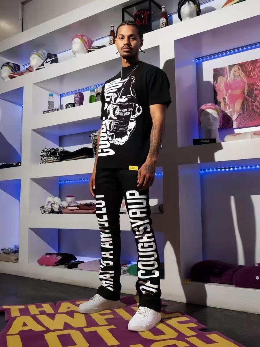 THAT'S A AWFUL LOT OF COUGH SYRUP Graphic T-Shirt — context