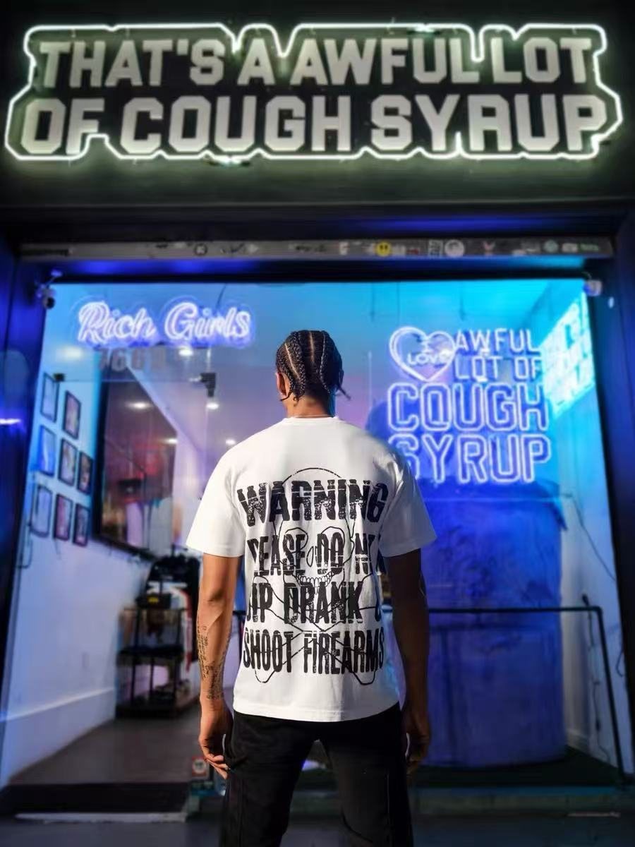 THAT'S A AWFUL LOT OF COUGH SYRUP Graphic T-Shirt — context