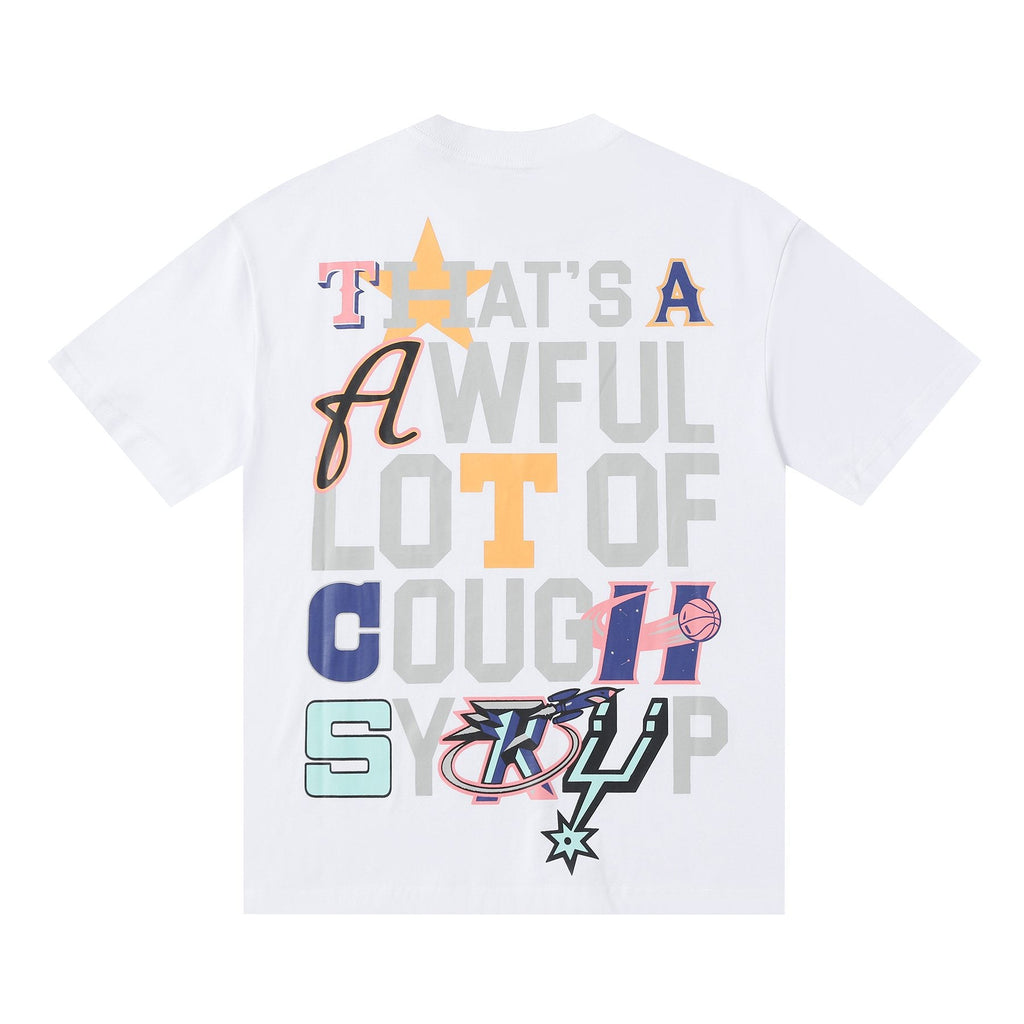 THAT'S A AWFUL LOT OF COUGH SYRUP Front & Back Graphic T-Shirt — back
