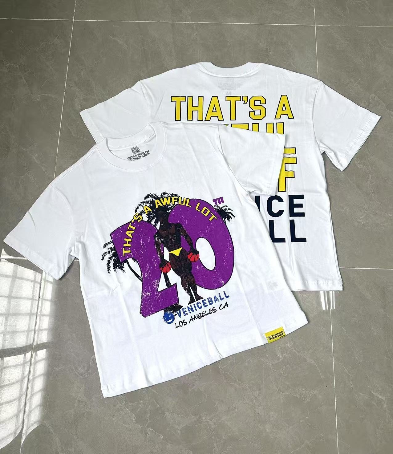 THAT'S A AWFUL LOT OF COUGH SYRUP Front & Back Graphic T-Shirt — context