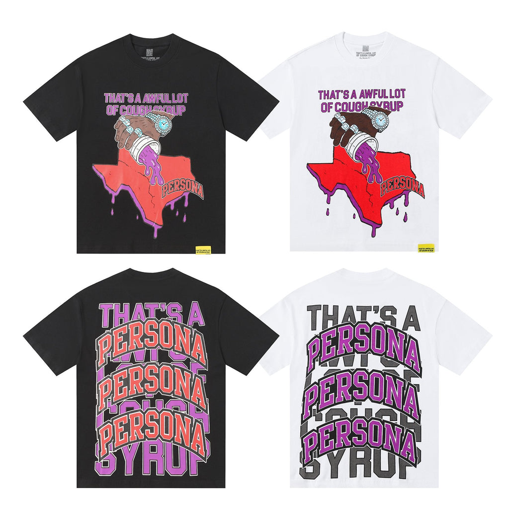 THAT'S A AWFUL LOT OF COUGH SYRUP Front & Back Graphic T-Shirt — comparison