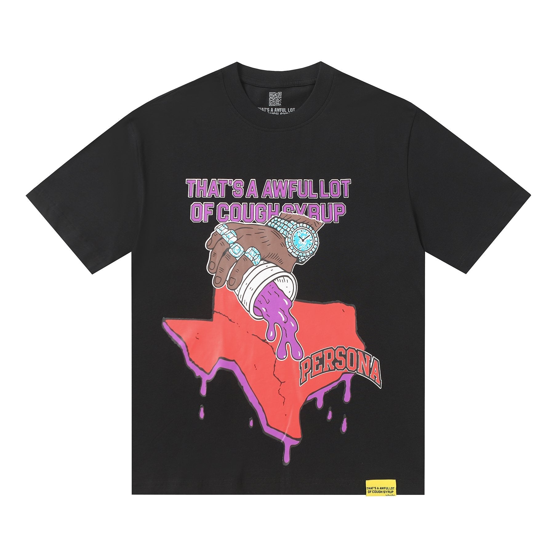 THAT'S A AWFUL LOT OF COUGH SYRUP Front & Back Graphic T-Shirt — hero