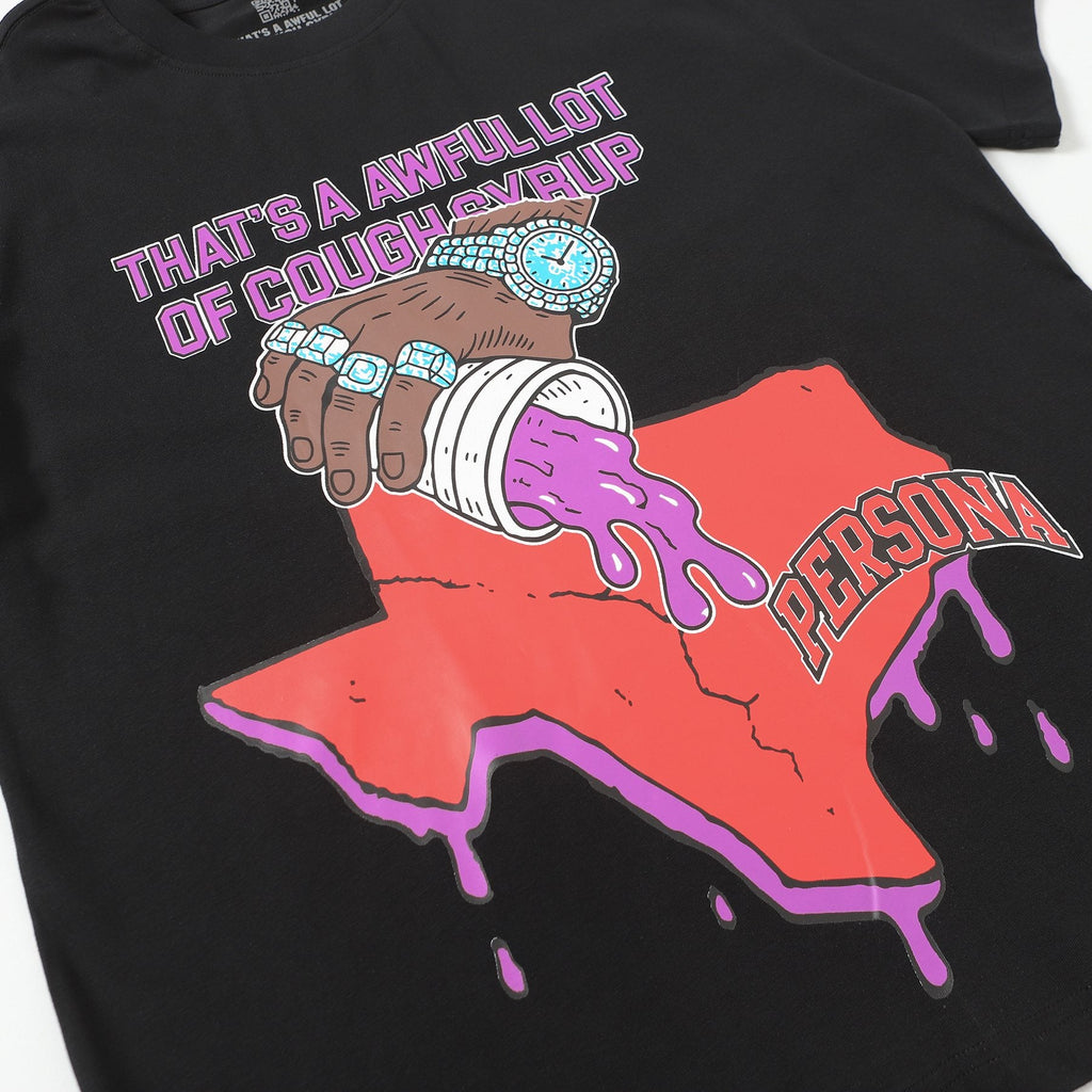 THAT'S A AWFUL LOT OF COUGH SYRUP Front & Back Graphic T-Shirt — detail