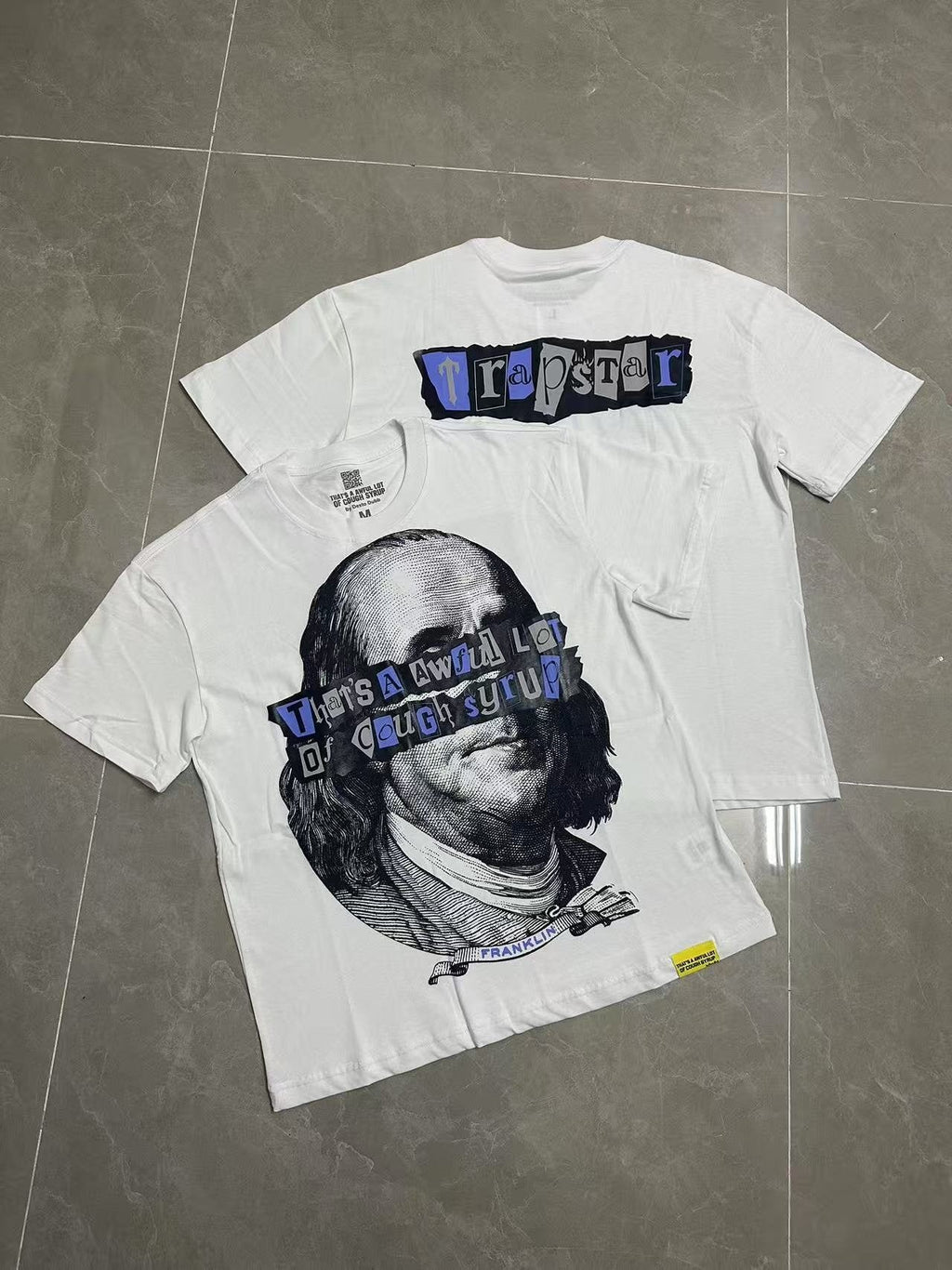 THAT'S A AWFUL LOT OF COUGH SYRUP Portrait Graphic T-Shirt — context