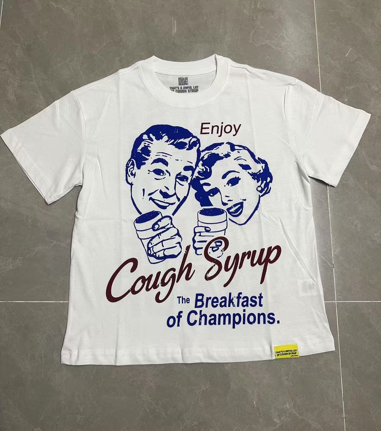 THAT'S A AWFUL LOT OF COUGH SYRUP Front & Back Graphic T-Shirt — front