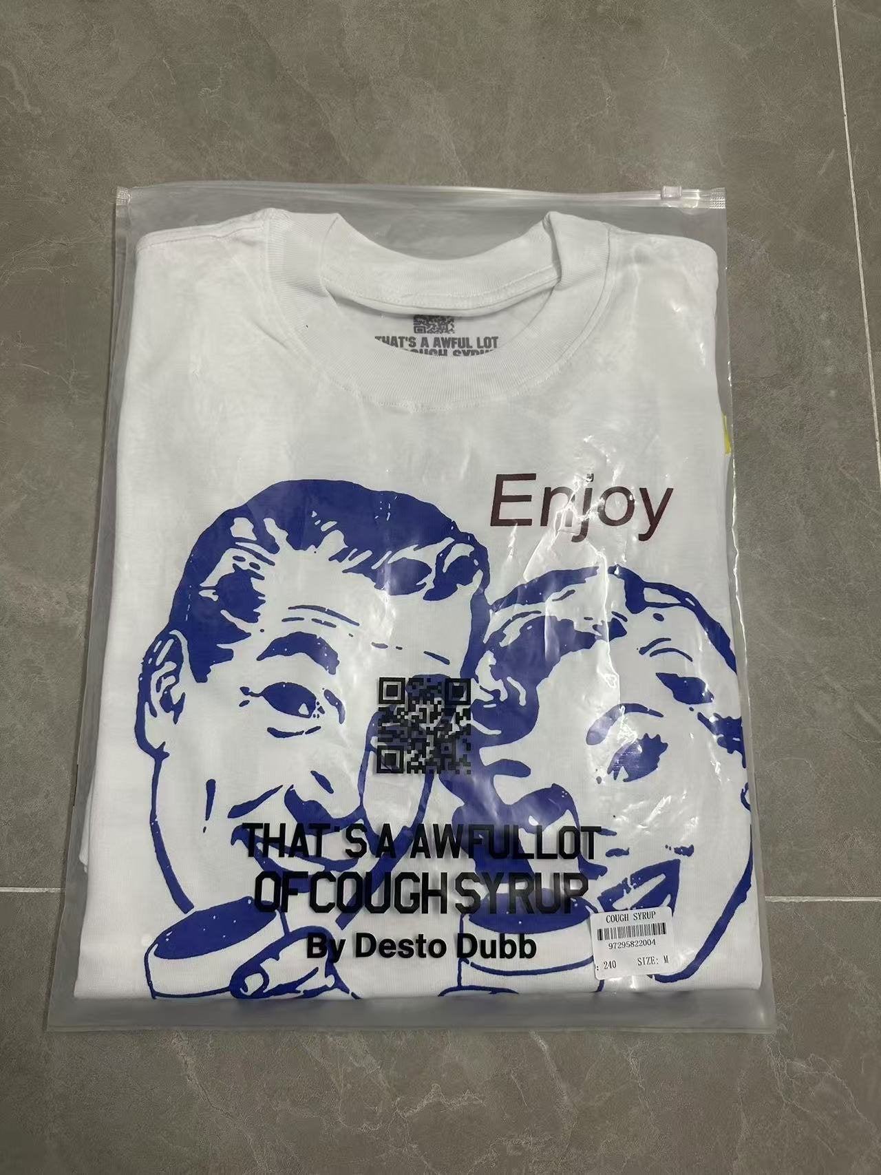 THAT'S A AWFUL LOT OF COUGH SYRUP Front & Back Graphic T-Shirt — context