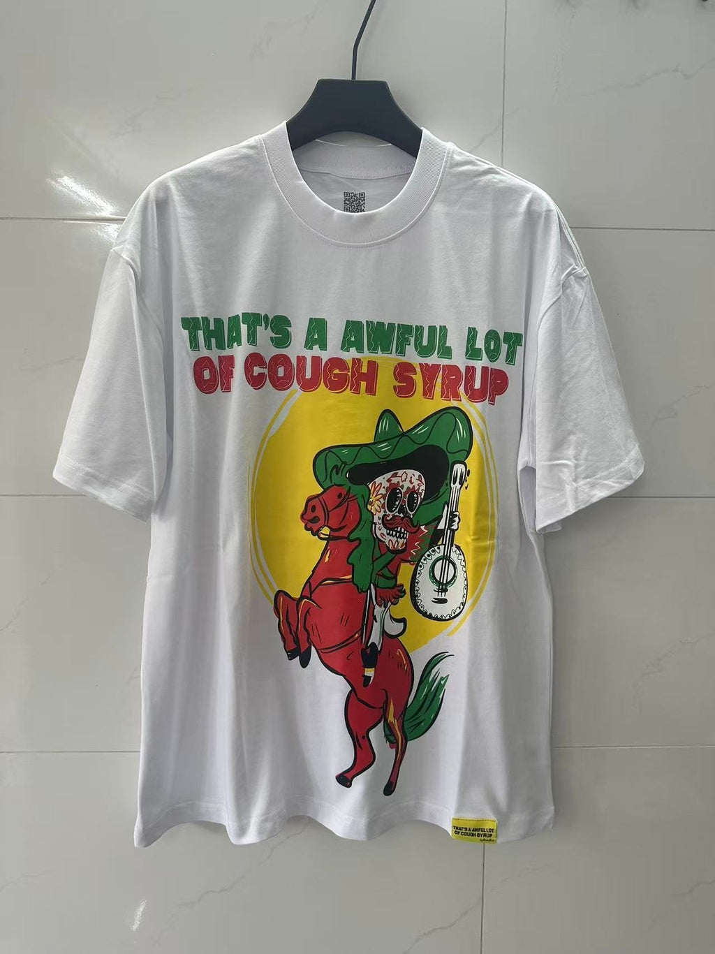 THAT'S A AWFUL LOT OF COUGH SYRUP Front & Back Graphic T-Shirt — front