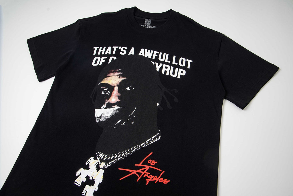 THAT'S A AWFUL LOT OF COUGH SYRUP Portrait Graphic T-Shirt — front