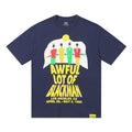 THAT'S A AWFUL LOT OF COUGH SYRUP Navy Graphic Short-Sleeve T-Shirt — hero