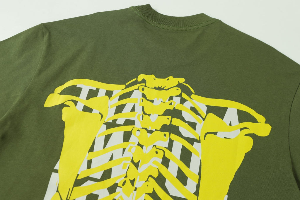 THAT'S A AWFUL LOT OF COUGH SYRUP Ribcage Graphic T-Shirt — detail