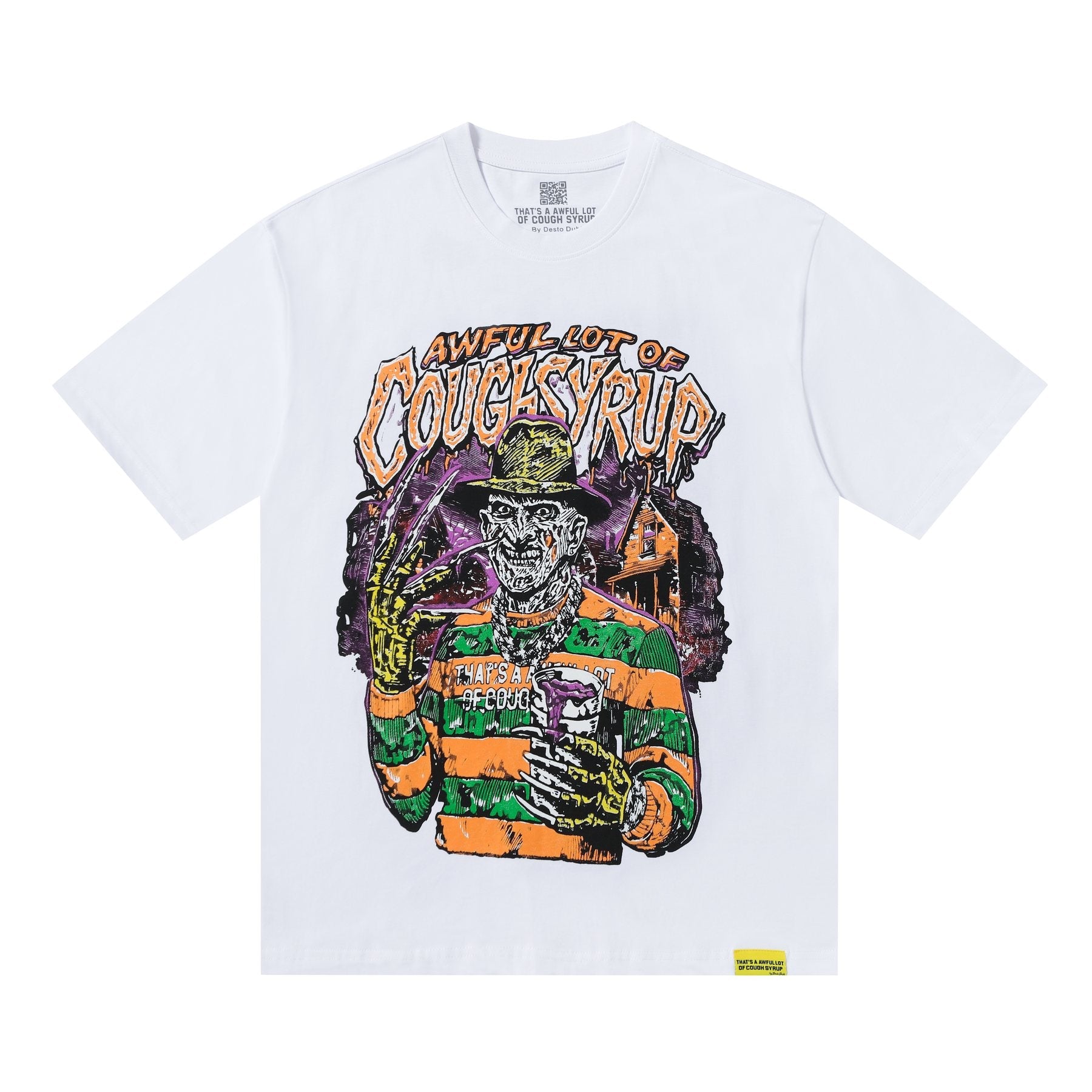 THAT'S A AWFUL LOT OF COUGH SYRUP Front & Back Graphic T-Shirt — front