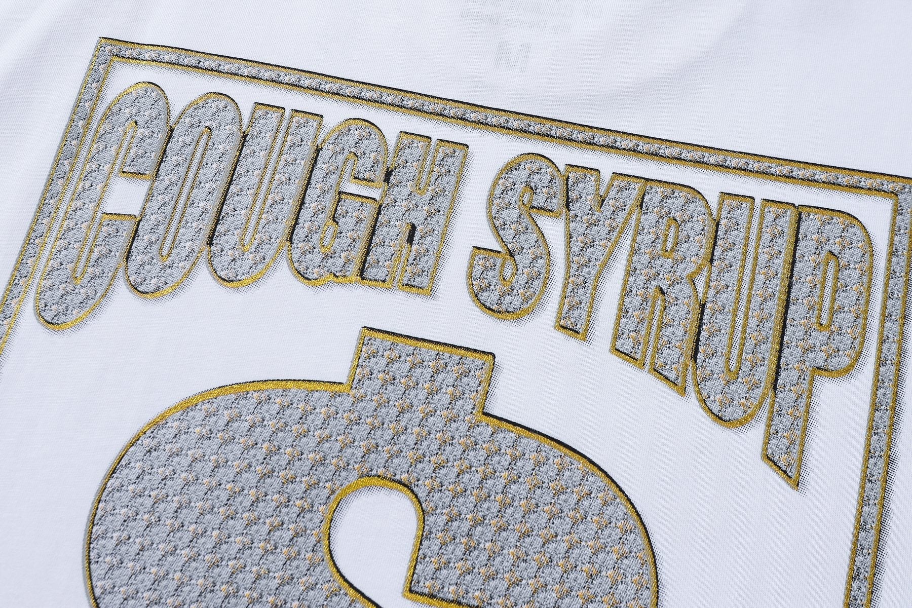 THAT'S A AWFUL LOT OF COUGH SYRUP Dough Syrup Records Dollar Graphic T-Shirt — detail