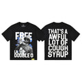 THAT'S A AWFUL LOT OF COUGH SYRUP White & Blue Graphic T-Shirt — hero