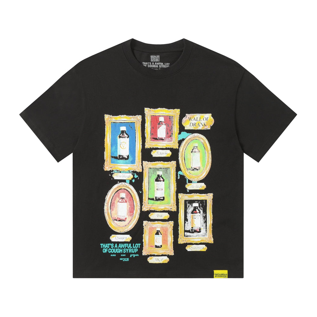 THAT'S A AWFUL LOT OF COUGH SYRUP Bottle Graphic T-Shirt — hero