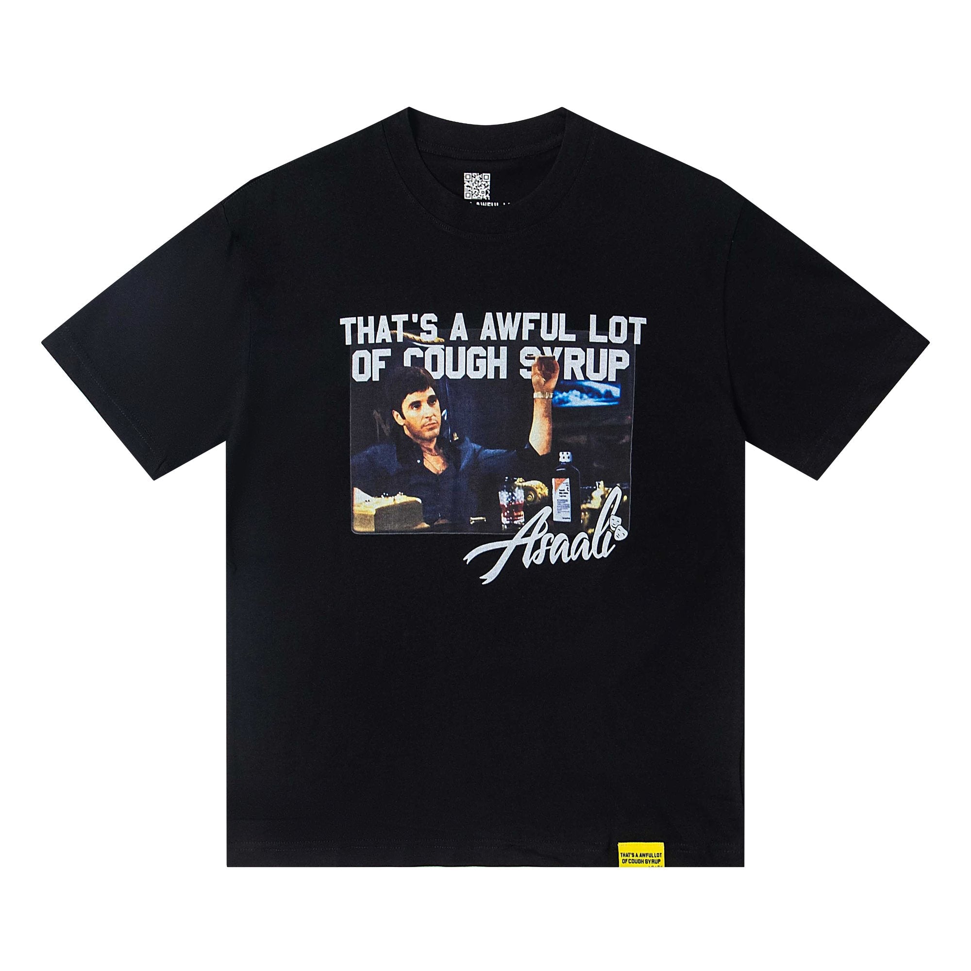 THAT'S A AWFUL LOT OF COUGH SYRUP Front & Back Graphic T-Shirt — hero