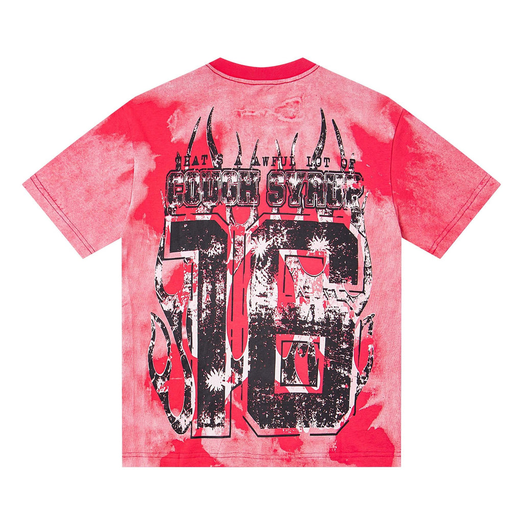 THAT'S A AWFUL LOT OF COUGH SYRUP Tie-Dye Graphic T-Shirt — back