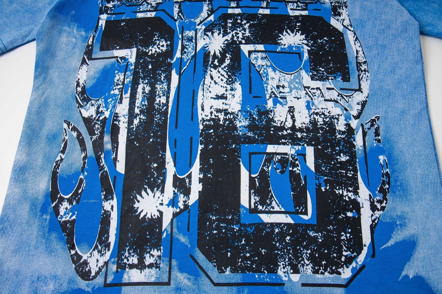 THAT'S A AWFUL LOT OF COUGH SYRUP Tie-Dye Graphic T-Shirt — detail