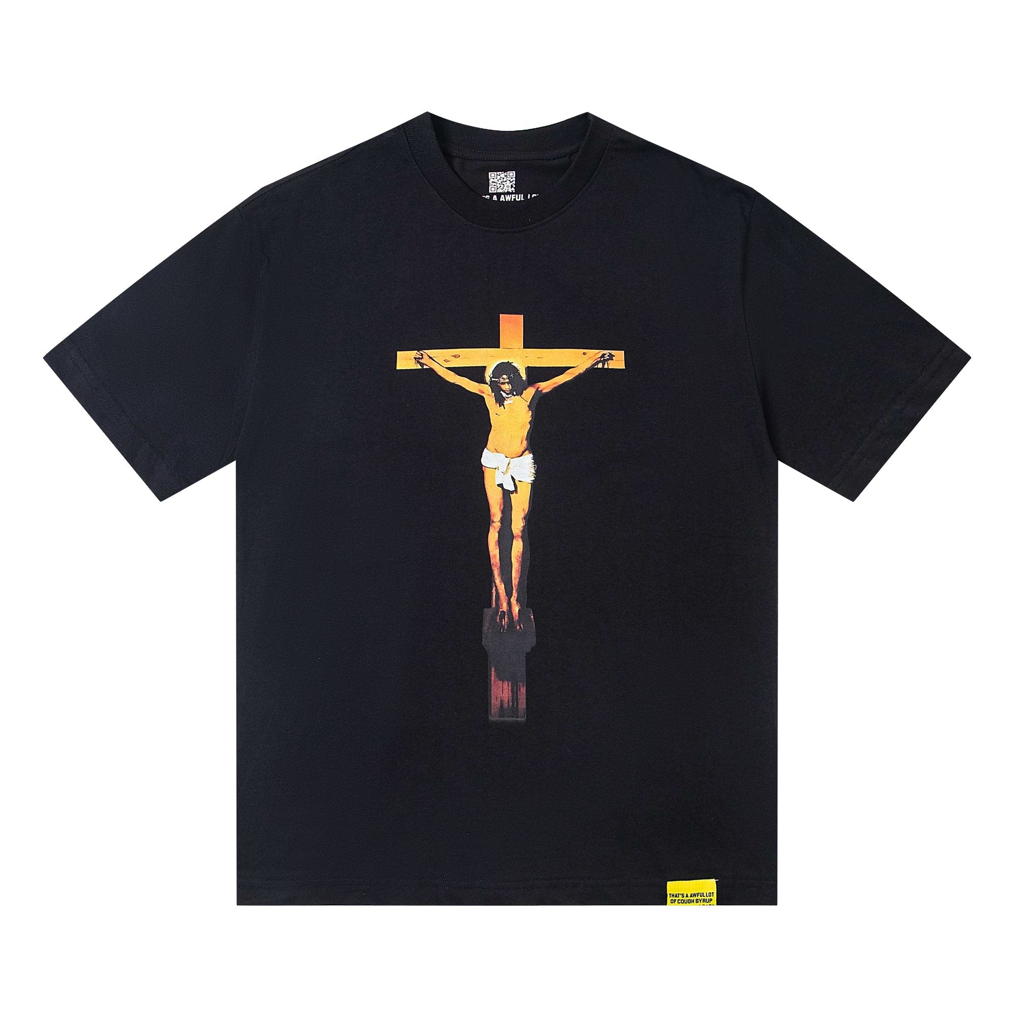 THAT'S A AWFUL LOT OF COUGH SYRUP Free Jeff Crucifix Graphic T-Shirt — hero