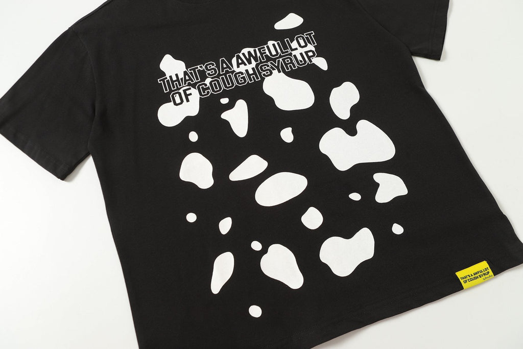 THAT'S A AWFUL LOT OF COUGH SYRUP Front & Back Graphic T-Shirt — detail