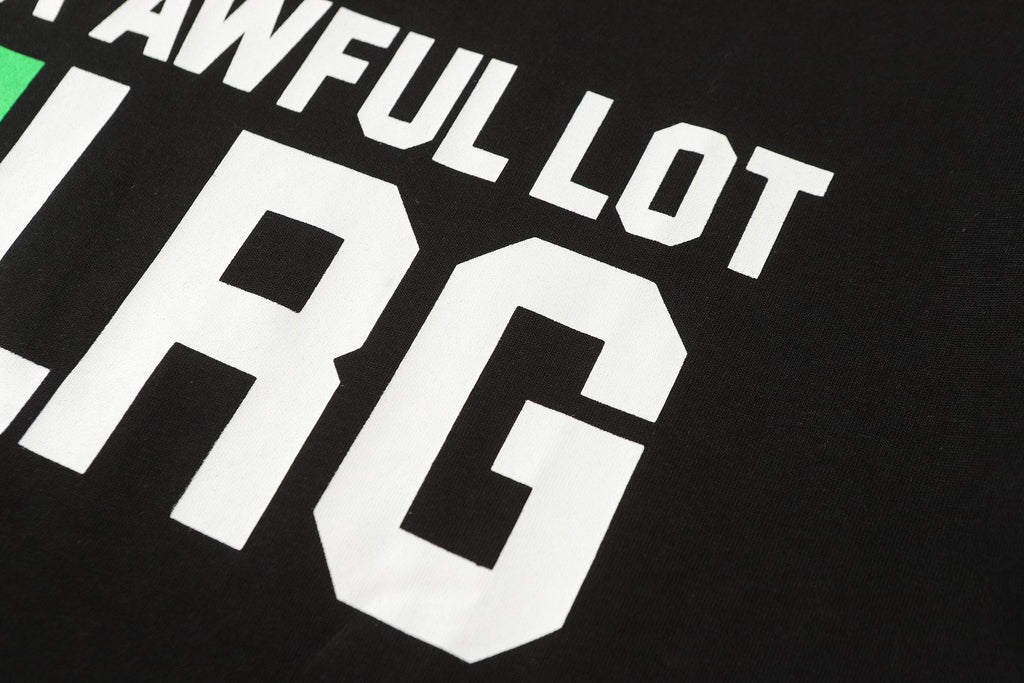 THAT'S A AWFUL LOT OF COUGH SYRUP Front & Back Graphic Short-Sleeve T-Shirt — detail