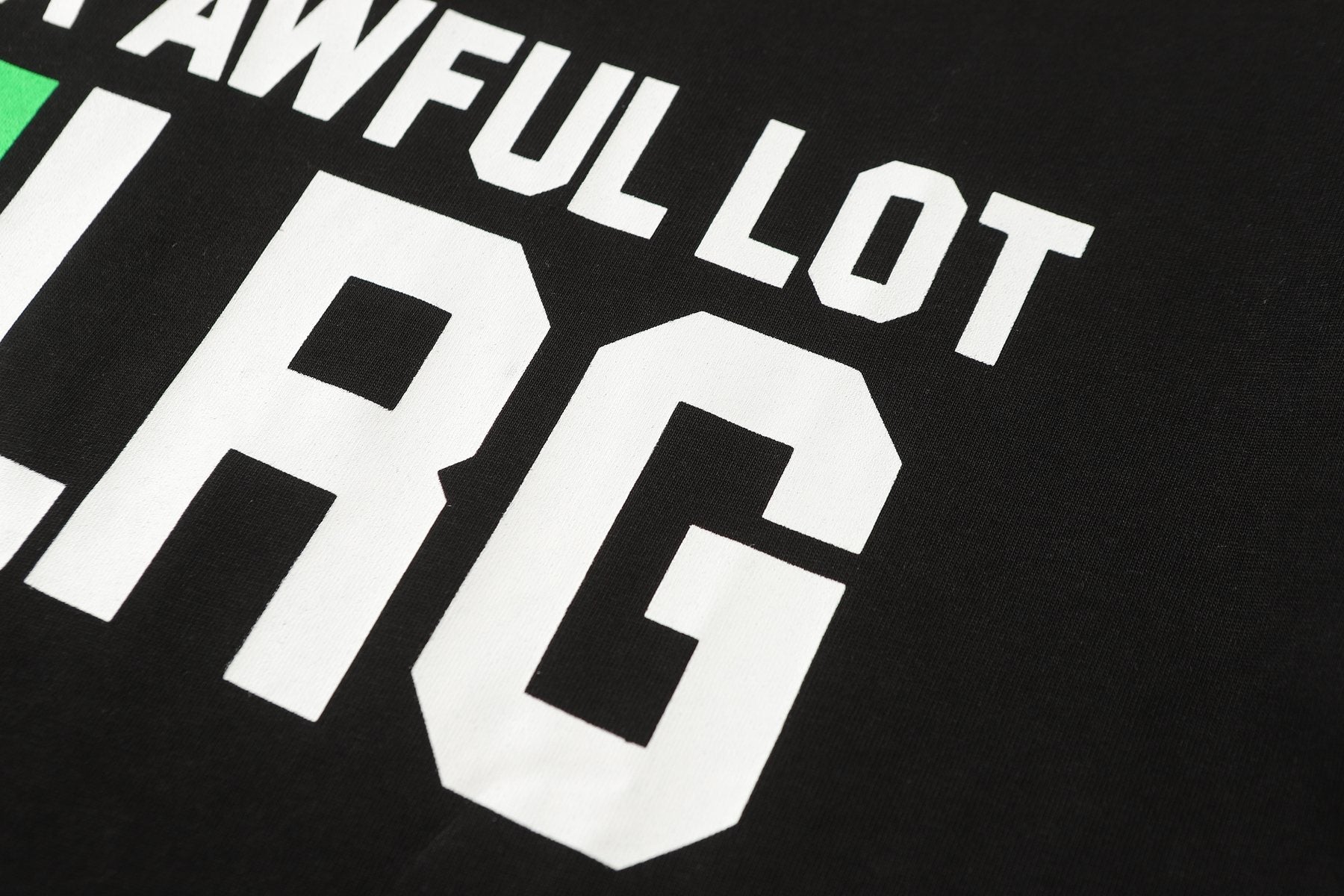 THAT'S A AWFUL LOT OF COUGH SYRUP Front & Back Graphic Short-Sleeve T-Shirt — detail