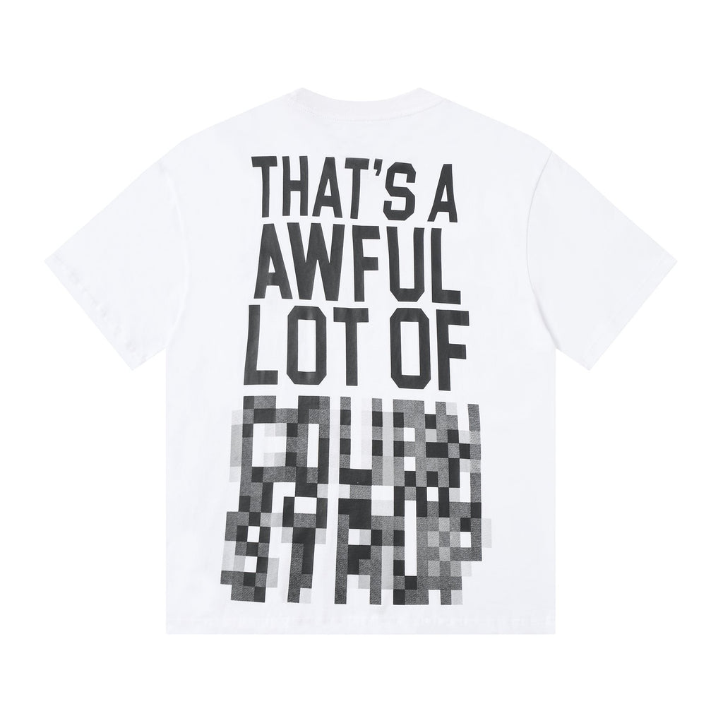 THAT'S A AWFUL LOT OF COUGH SYRUP Back Text Graphic T-Shirt — back