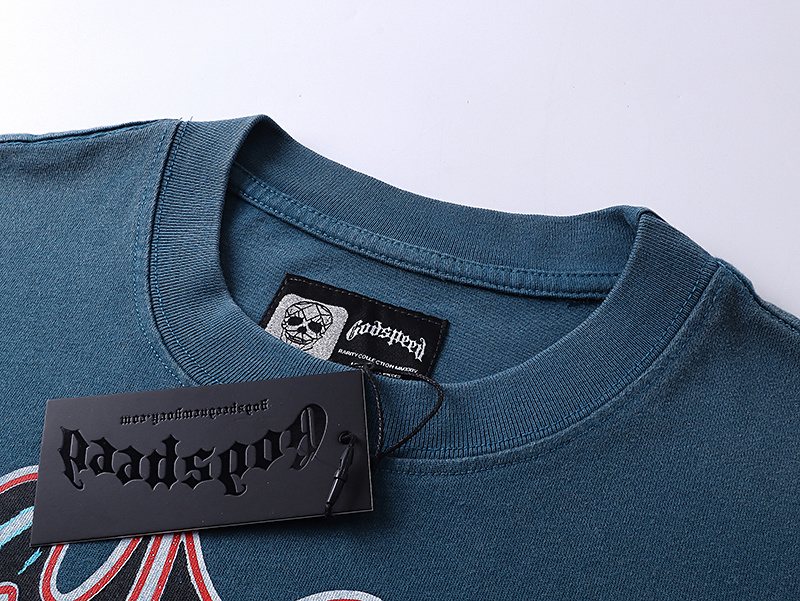 Godspeed Out of Many One Washed Long-Sleeve T-Shirt — hang_tag
