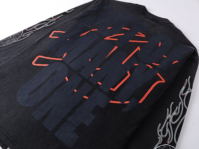Godspeed Out of Many One Astronaut Graphic Long-Sleeve T-Shirt — detail