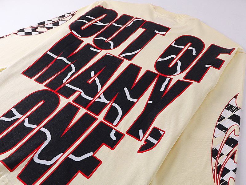 Godspeed Out of Many One Graphic Long-Sleeve T-Shirt — detail
