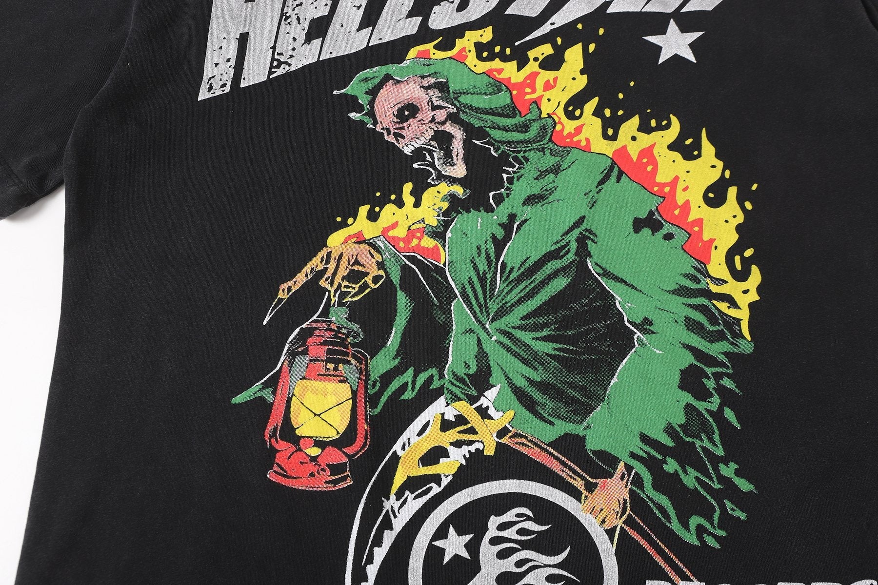 Hellstar Reaper Cross Graphic T-Shirt — detail