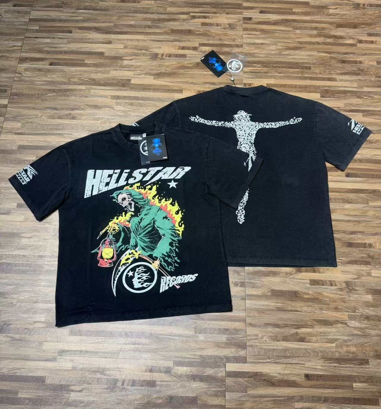 Hellstar Reaper Cross Graphic T-Shirt — context