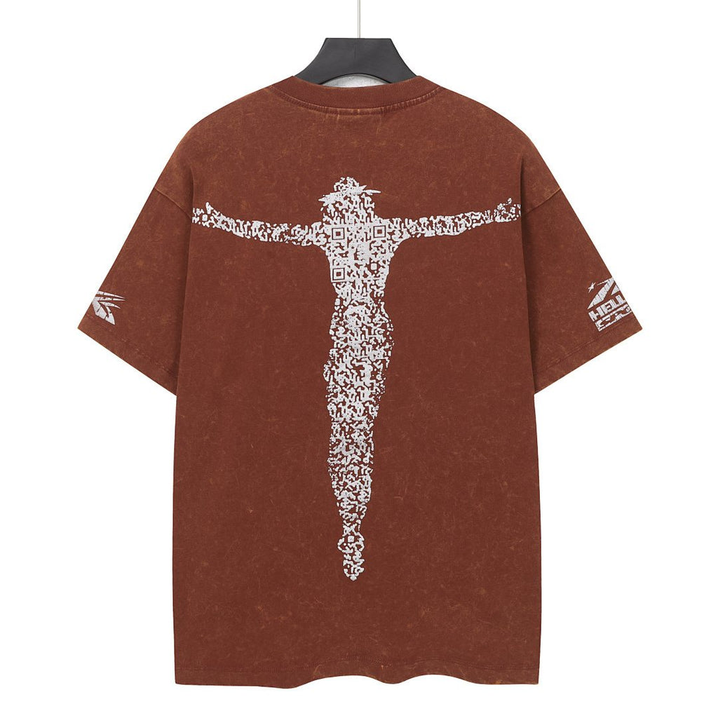 Hellstar Reaper Cross Graphic T-Shirt — back