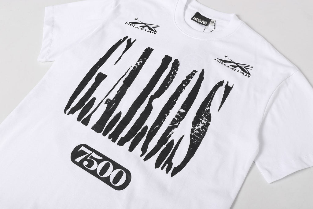 Hellstar Galras 7500 Face & Flame Graphic T-Shirt — detail
