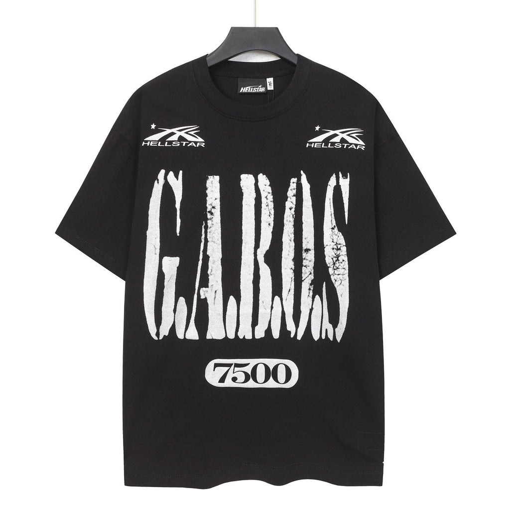 Hellstar Galras 7500 Face & Flame Graphic T-Shirt — front
