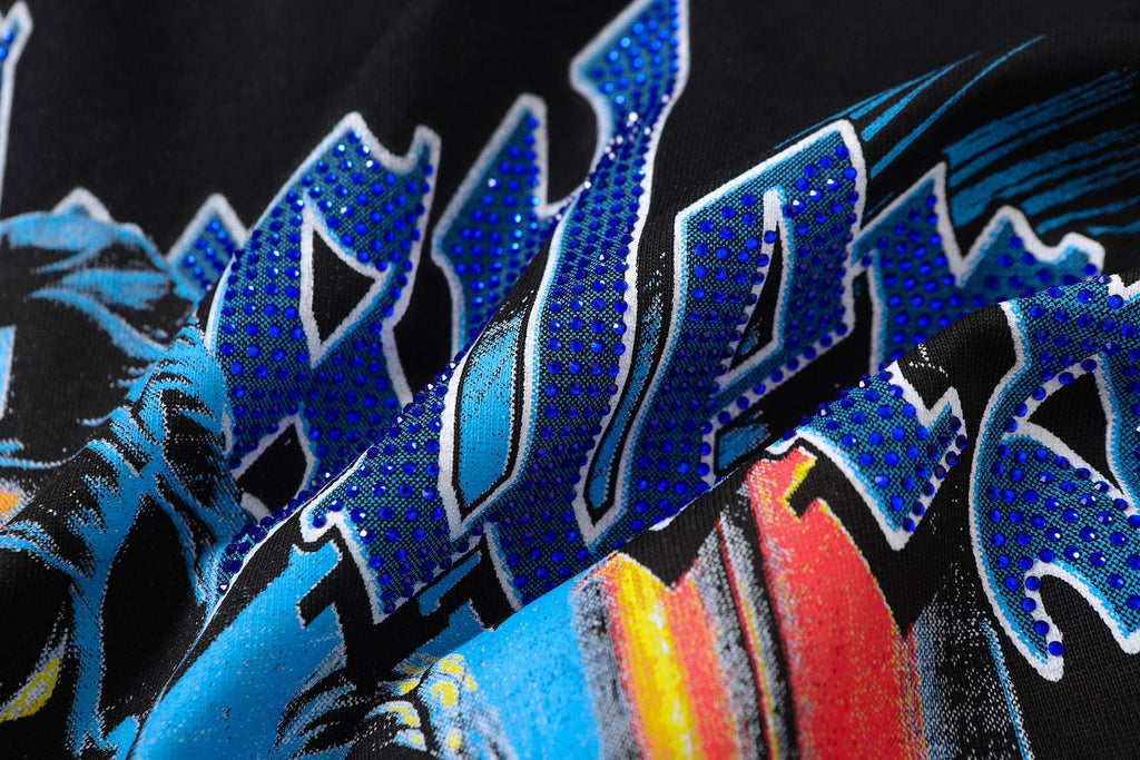 Life Hustlere Skeleton Graphic Short-Sleeve T-Shirt — detail