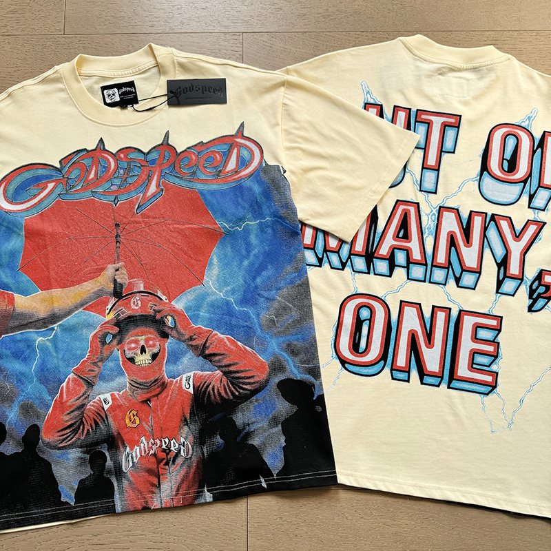 Godspeed Out of Many One Graphic T-Shirt — comparison
