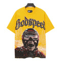 Godspeed Motorcycle Skull Graphic Short-Sleeve T-Shirt — hero