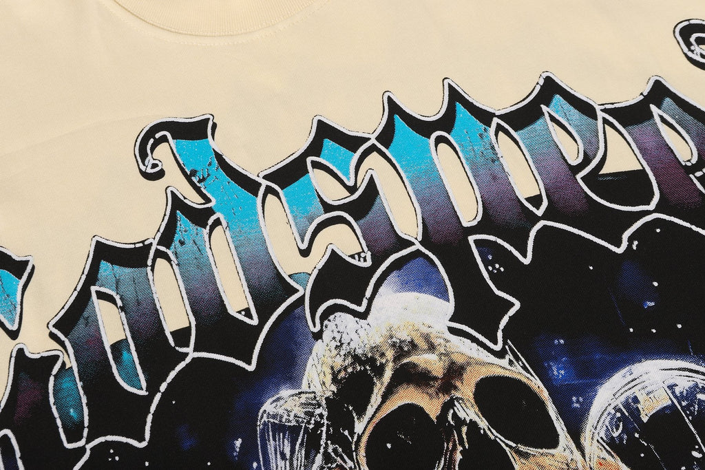 Godspeed Skeleton Basketball Graphic T-Shirt — detail