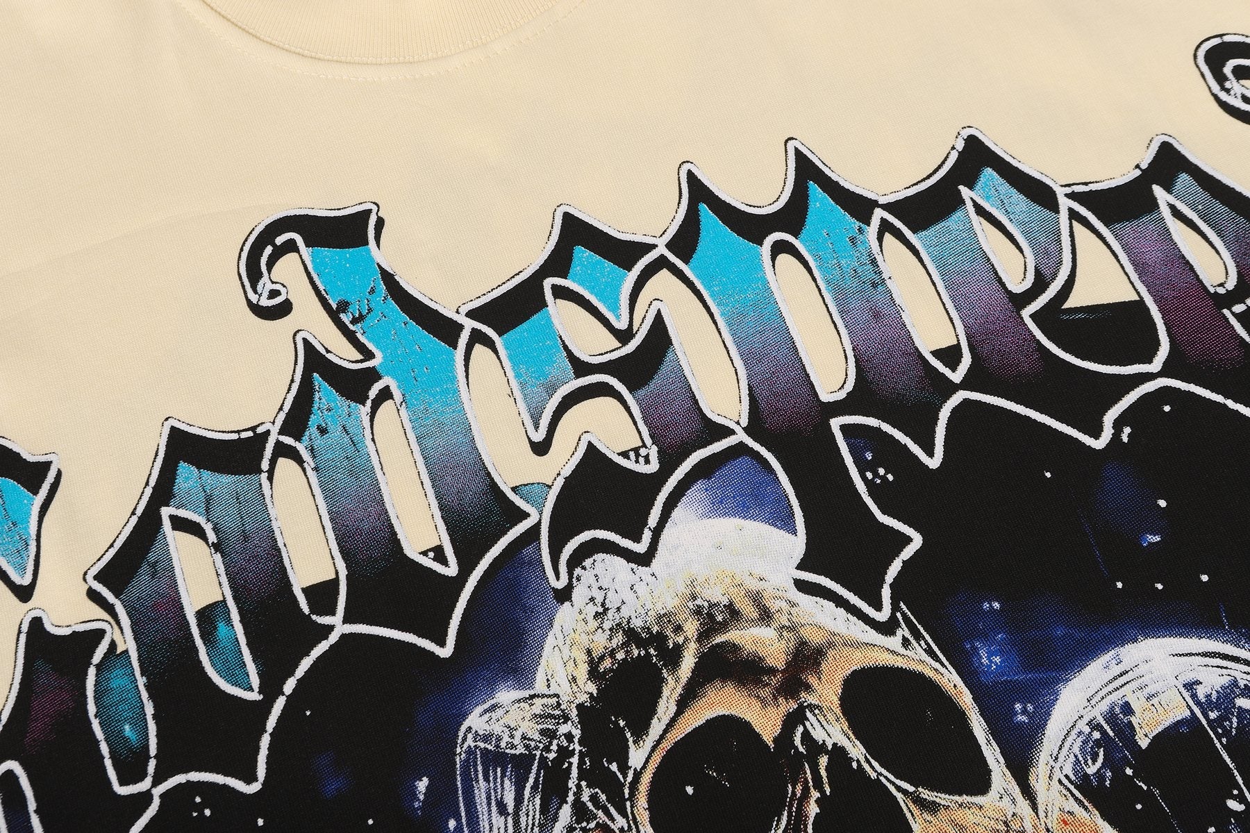 Godspeed Skeleton Basketball Graphic T-Shirt — detail