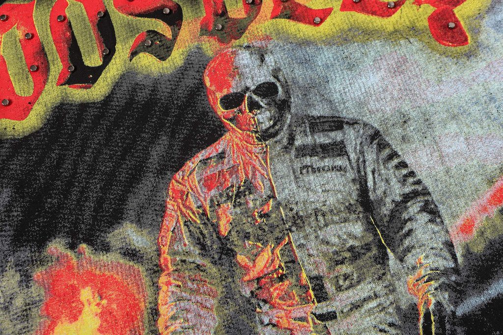Godspeed Racing Flame Graphic T-Shirt — detail
