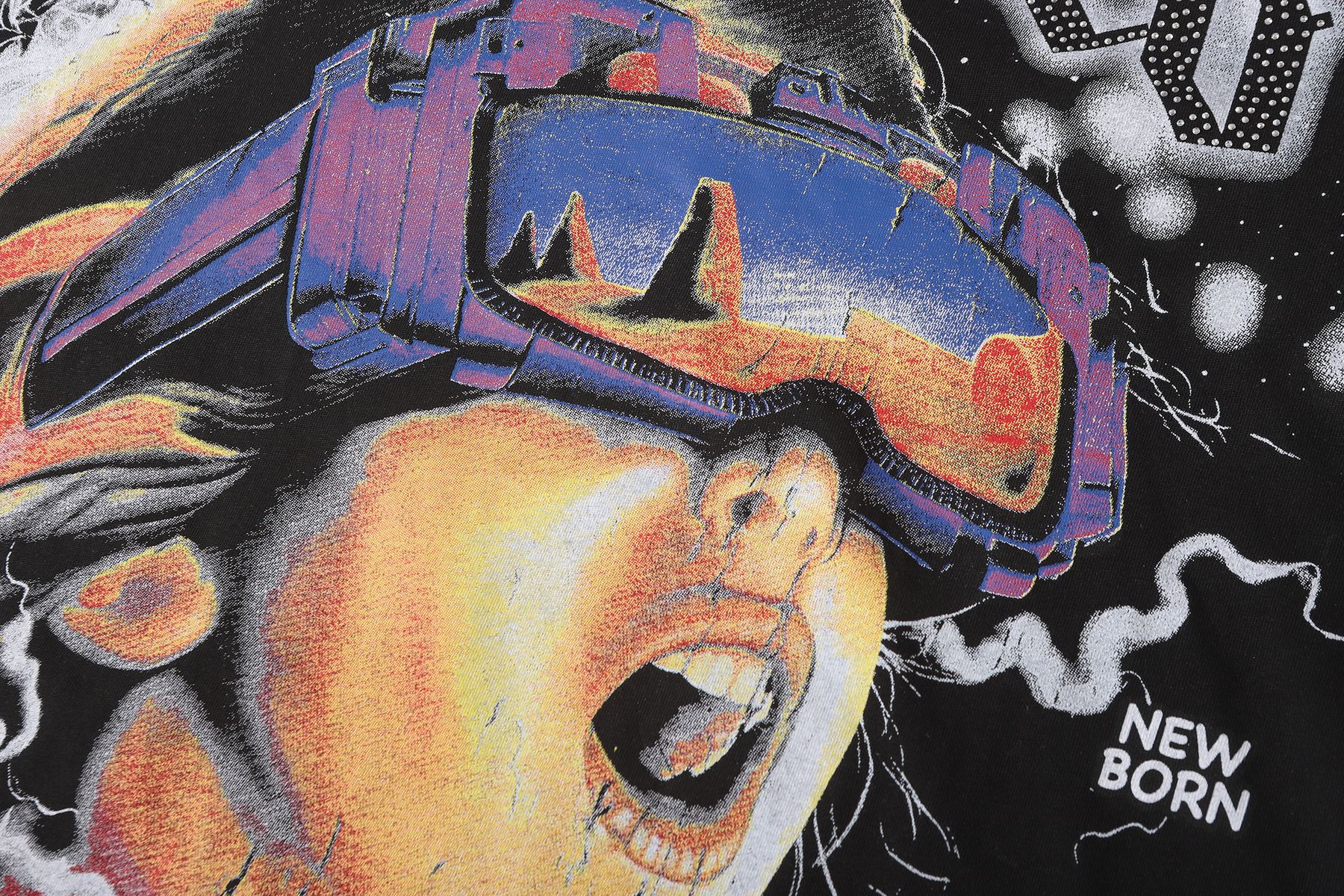 Godspeed New Born Rhinestone Graphic T-Shirt — detail