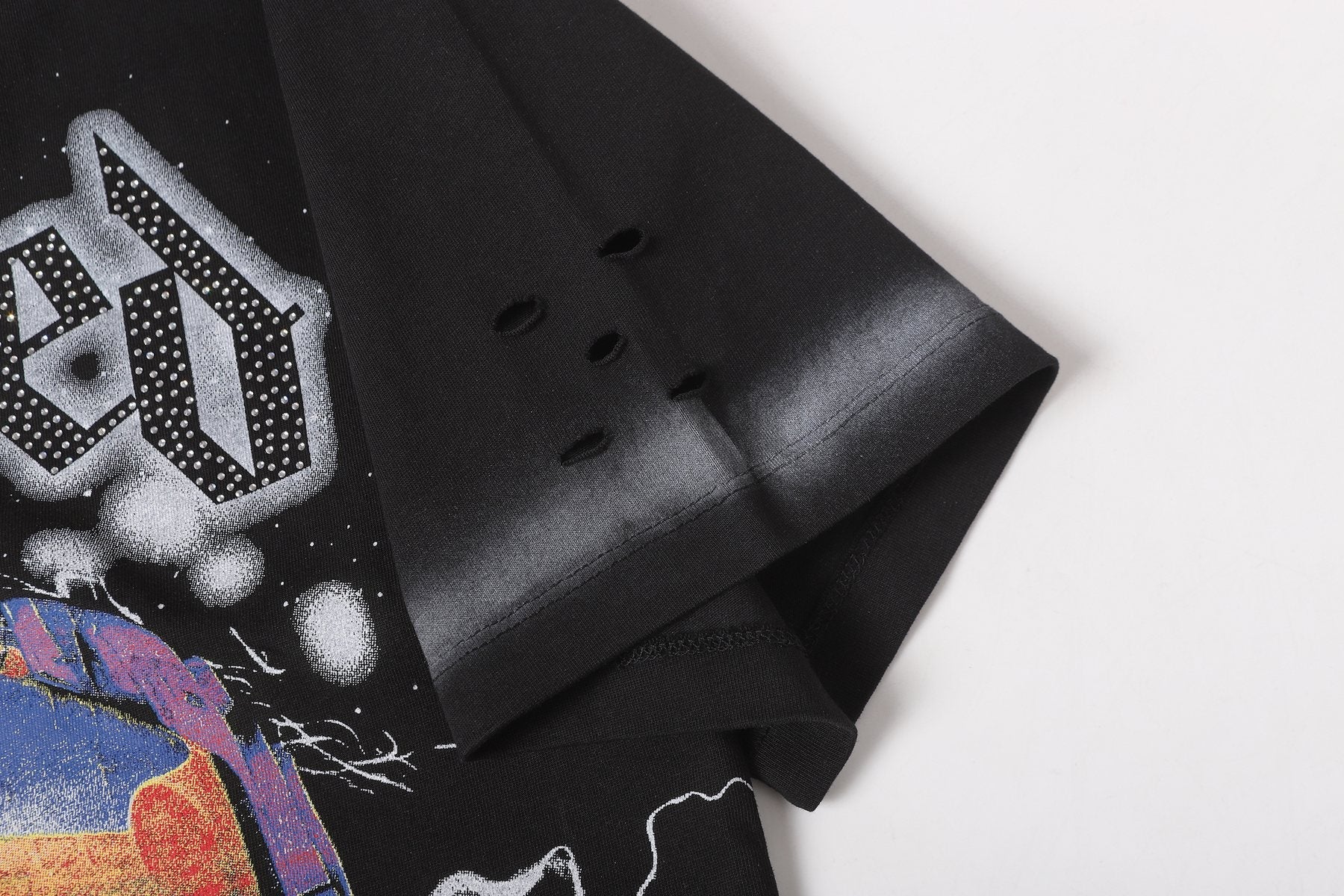 Godspeed New Born Rhinestone Graphic T-Shirt — detail