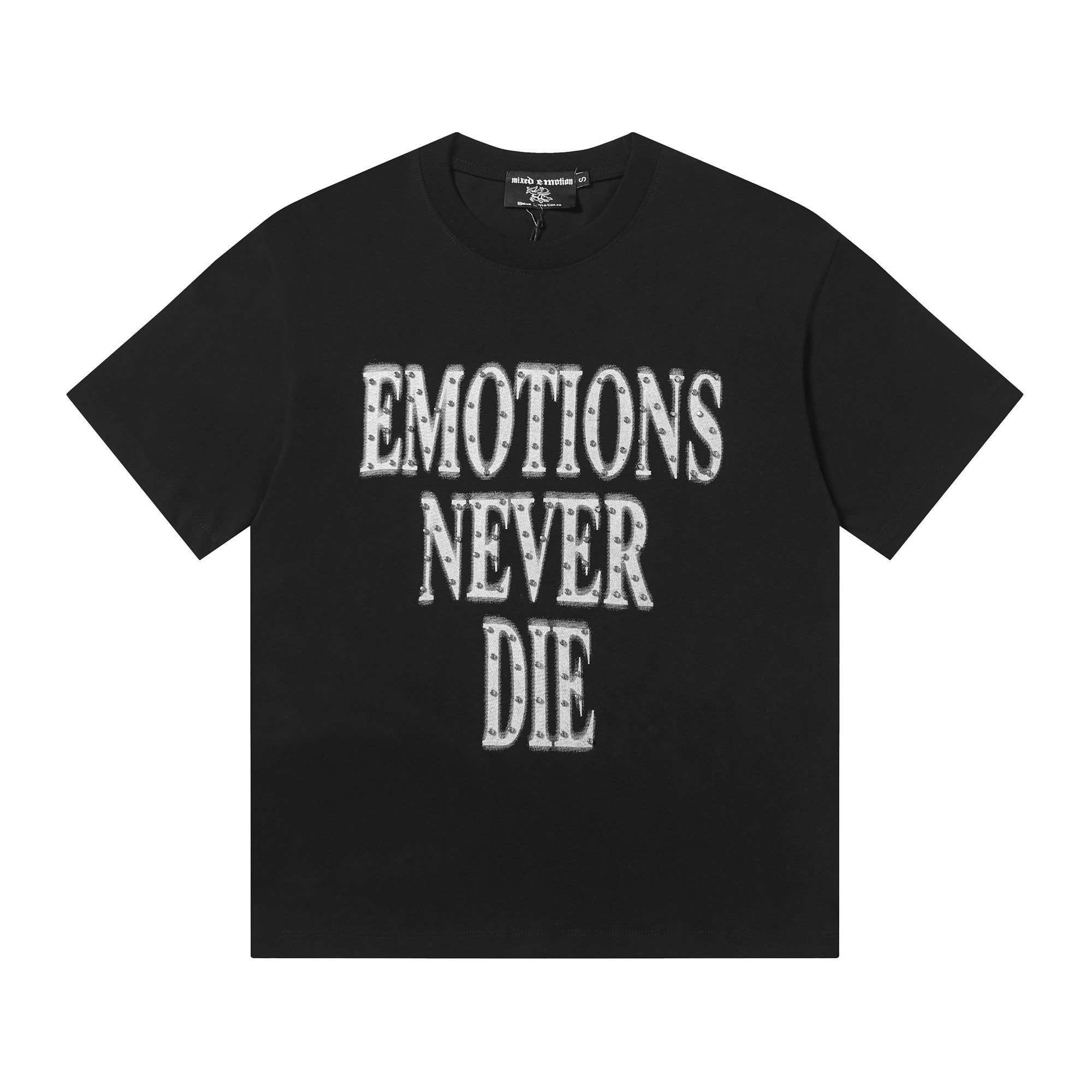 MIXED EMOTION Never Die Graphic Short-Sleeve T-Shirt — hero