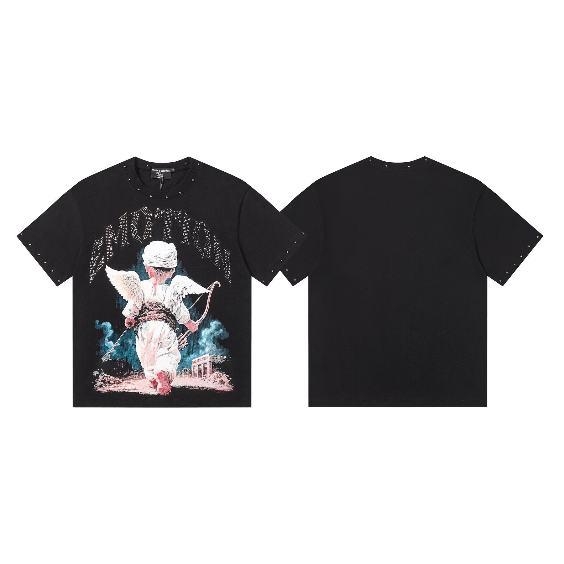 MIXED EMOTION Angel Archer Graphic T-Shirt — front