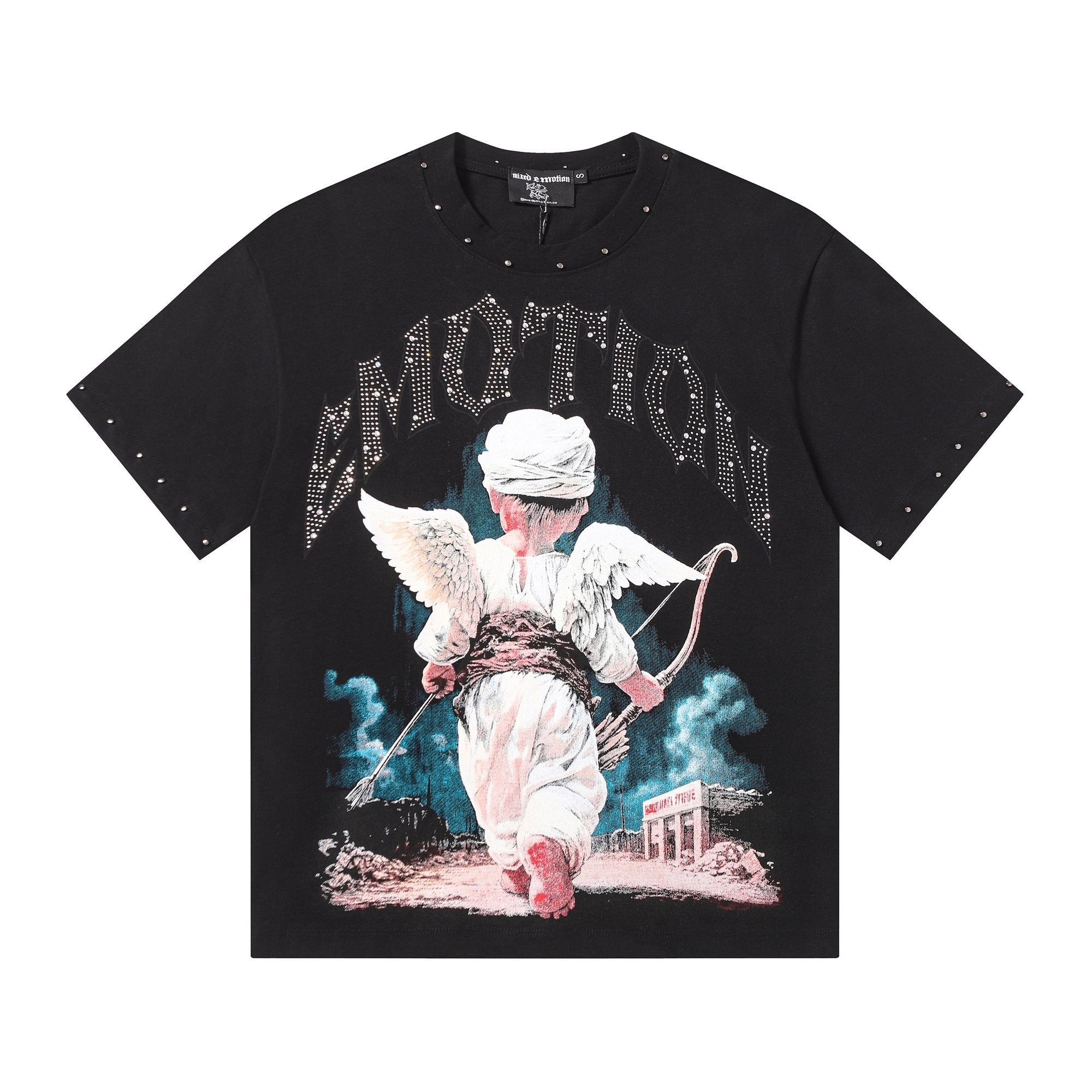 MIXED EMOTION Angel Archer Graphic T-Shirt — hero