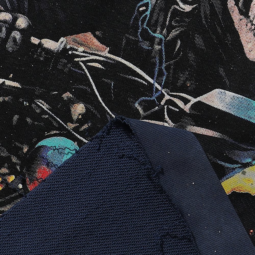 BKYS Revival Rider Skeleton Motorcycle Graphic T-Shirt — detail