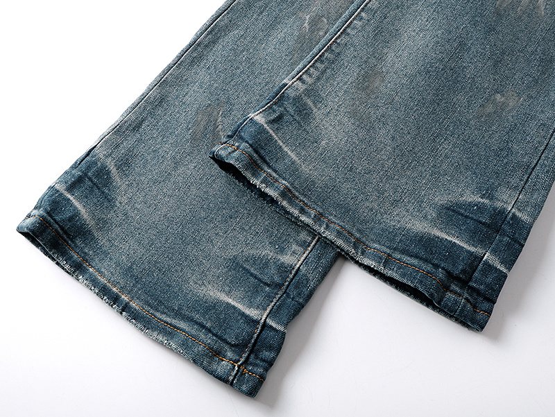 Purple Brand Distressed Flare Jeans — detail