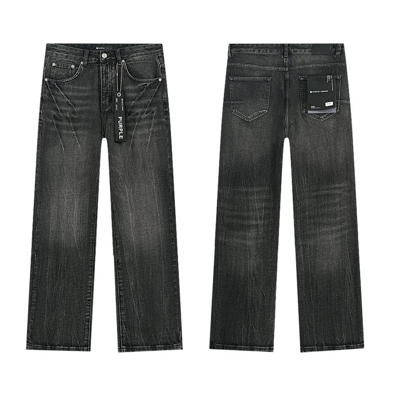Purple Brand Washed Black Jeans — hero